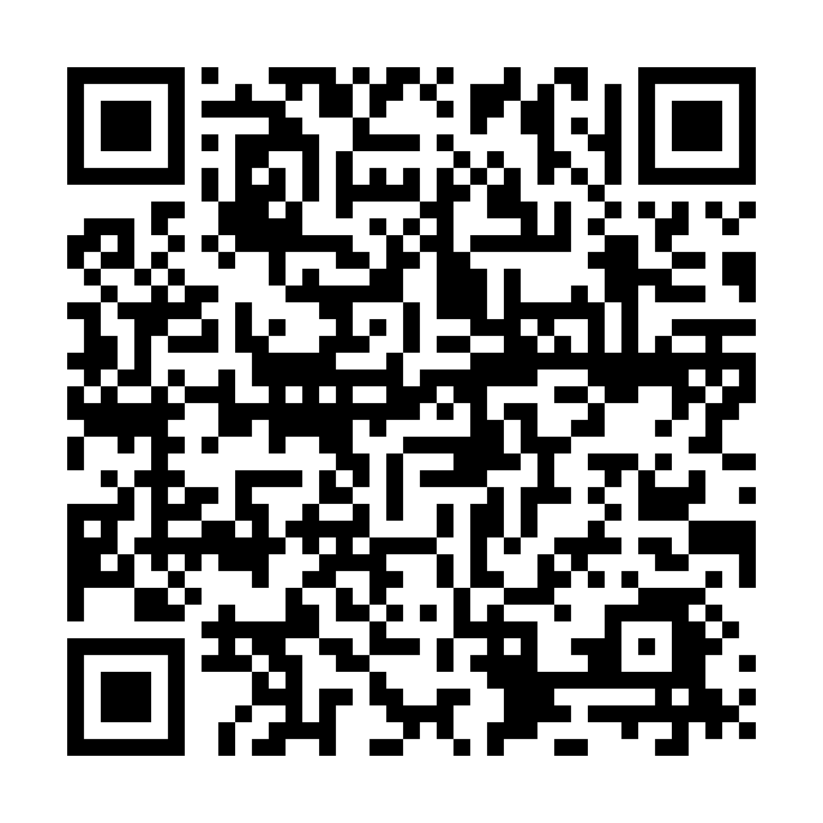 QR-Code zum Instagram-Profil von Mademoiselle Ceramics